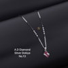 AD Diamond  Designer Silver And Rose Gold Dokiya Wholesale Price In Surat
